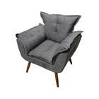 Poltrona Anne Decorativa Com Pés De Madeira | Kf Móveis - Sue